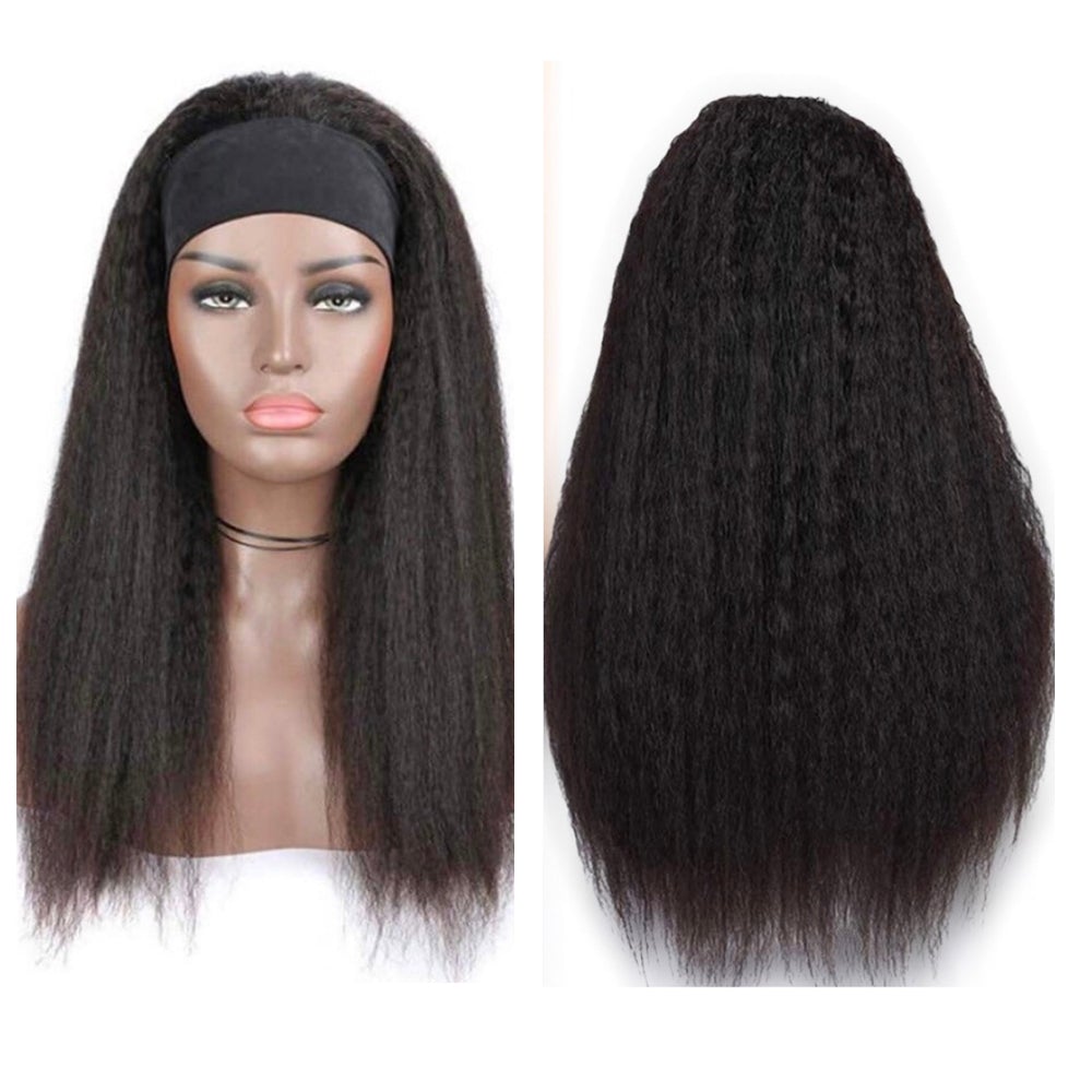 MapofBeauty Fashion Adjustable Velvet Wig Grip Wig Band No Slip Head Hair  Bands Flexible Headband (Black)
